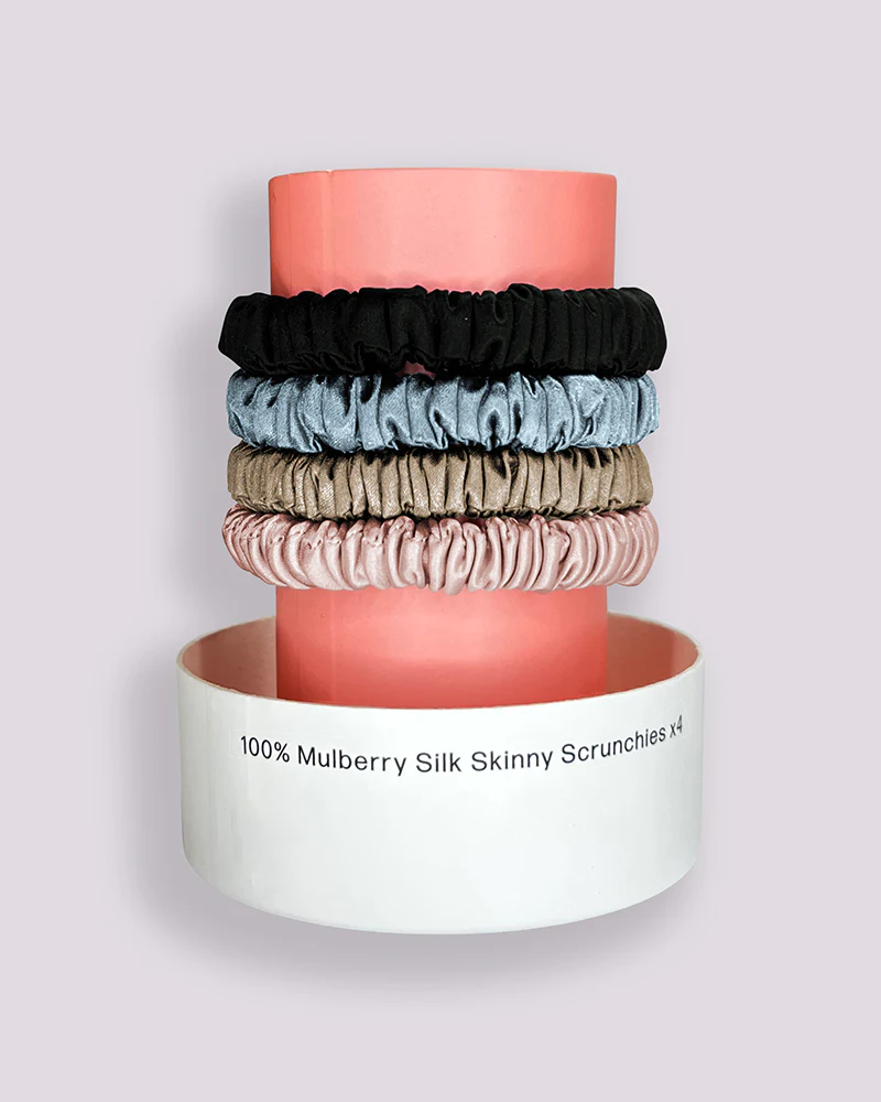 Skinliy Silk Scrunchie (4x)